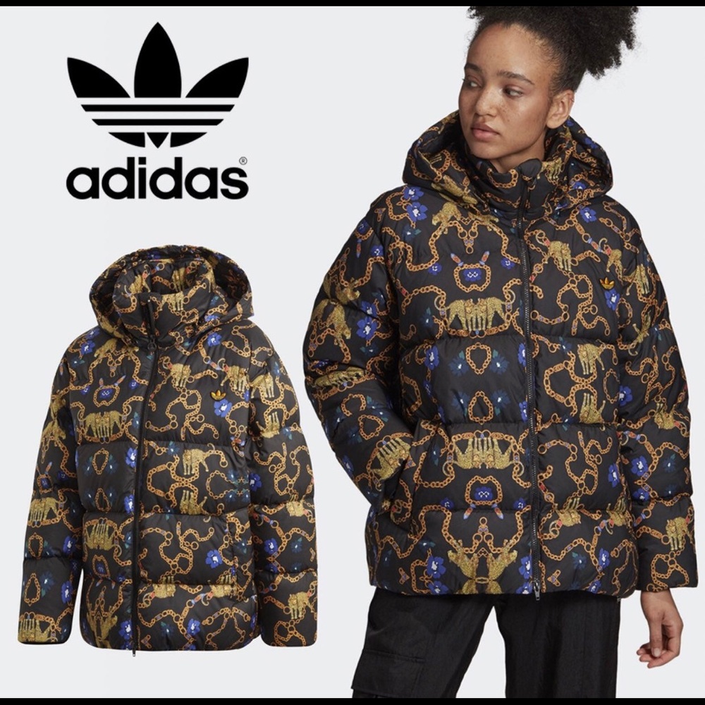 Adidas puffer jacket, size S, new